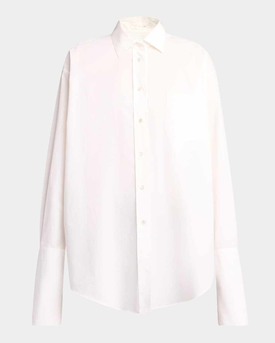 Ment Poplin Button-Down Shirt